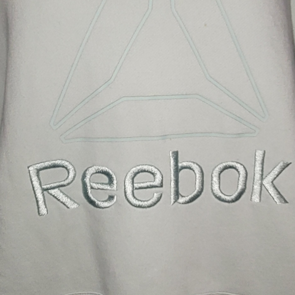Reebok Women's Plus Large Logo Hoodie with Pocket in "surf spray green" Sz 3XL - Picture 4 of 7
